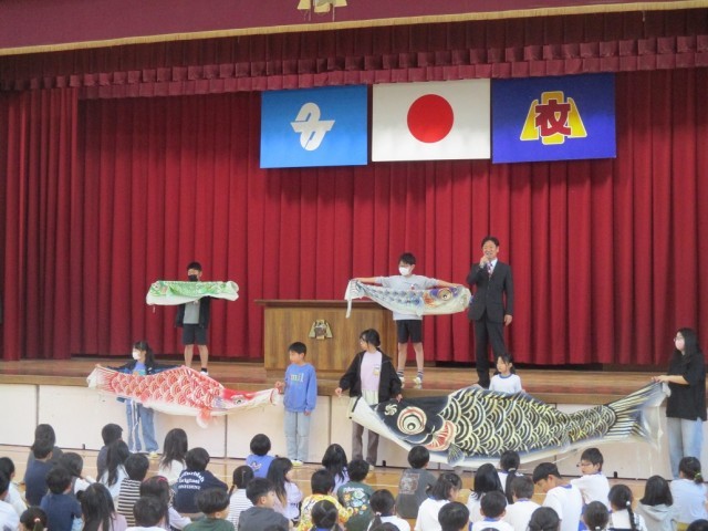 こいのぼり、大きいですね