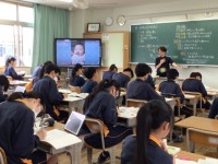 家庭科の授業